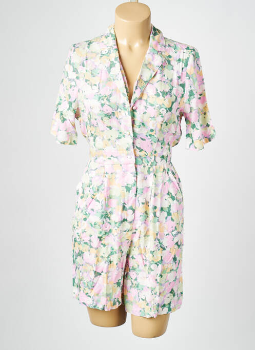 Salopetă scurtă roz PIECES femeie