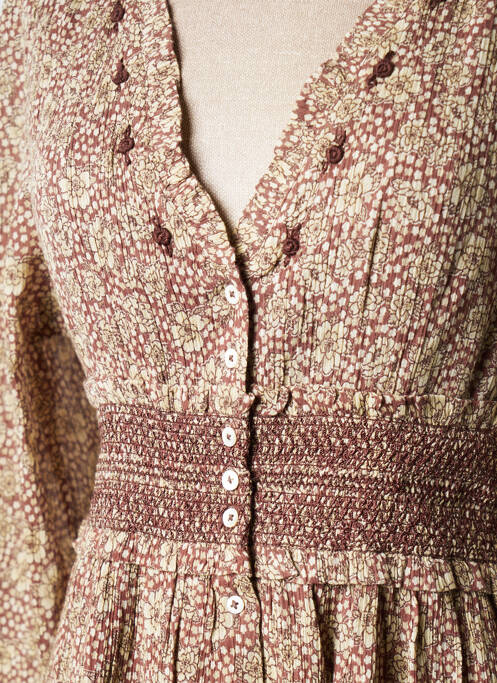 Rochie midi maro EMILE ET IDA femeie