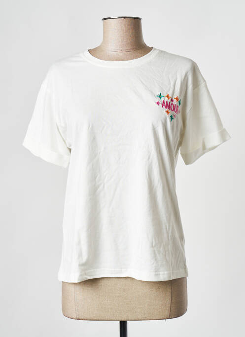 Tricou alb MOLLY BRACKEN femeie