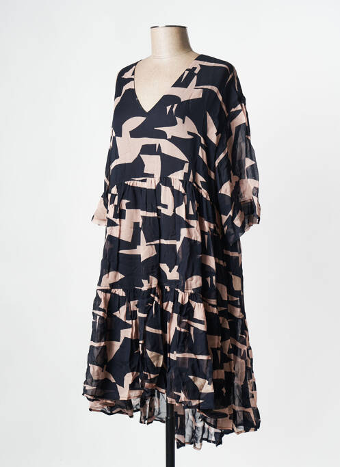 Rochie midi roz ESSENTIEL ANTWERP femeie