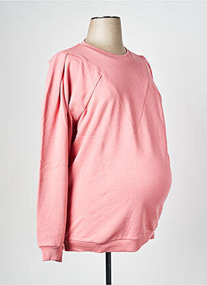 Pulover maternitate roz SUPERMOM femeie