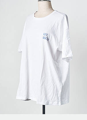 Tricou alb MSCH COPENHAGEN femeie