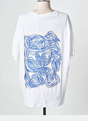 Tricou alb MSCH COPENHAGEN femeie