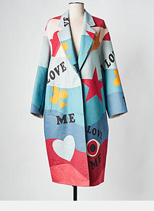 Palton lung multicolor SAK'S femeie