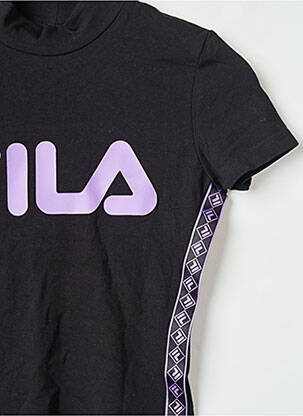 Tricou negru FILA fată