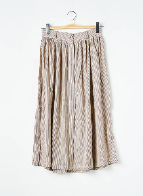 Fustă midi bej SESSUN femeie