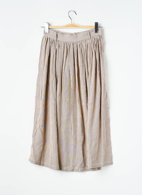 Fustă midi bej SESSUN femeie