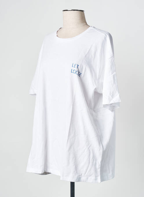 Tricou alb MOSS COPENHAGEN femeie