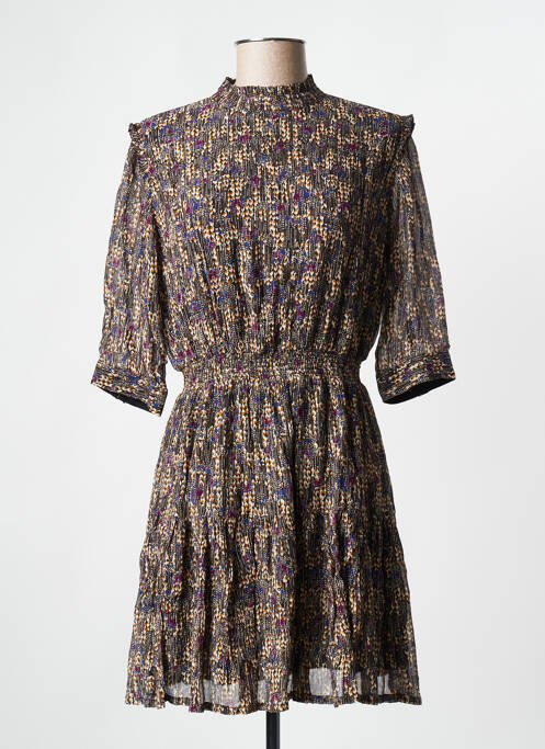 Rochie scurtă maro SESSUN femeie