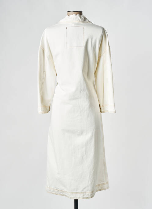 Palton lung alb OOF WEAR femeie