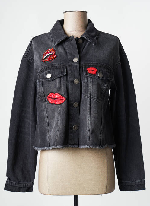 Jachetă de blugi negru PINKO femeie