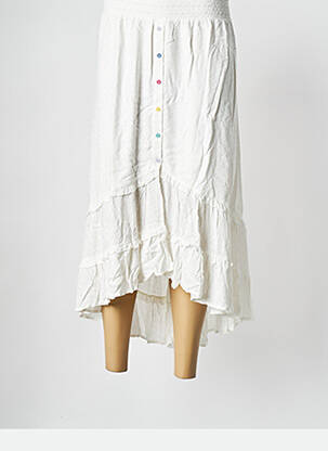 Fustă lungă alb WILD femeie