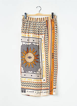 Pantalon larg multicolor SAK'S femeie