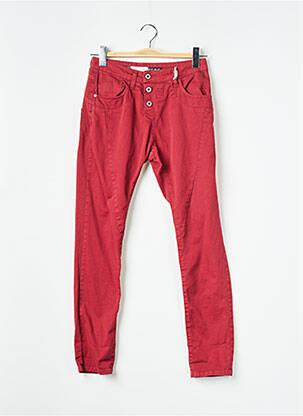 Blugi cu croială slim roșu PLEASE femeie