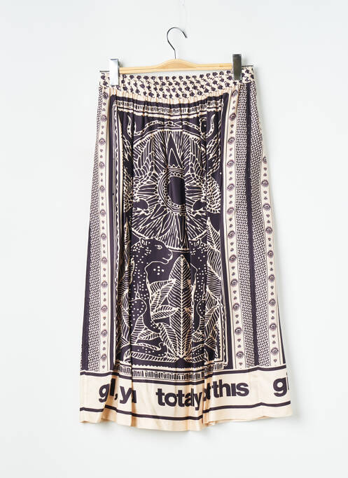 Pantalon larg bej SAK'S femeie