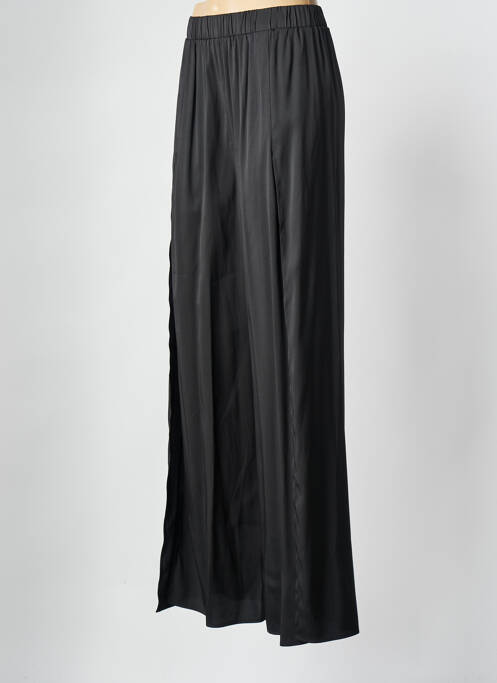 Pantalon larg negru TWINSET femeie