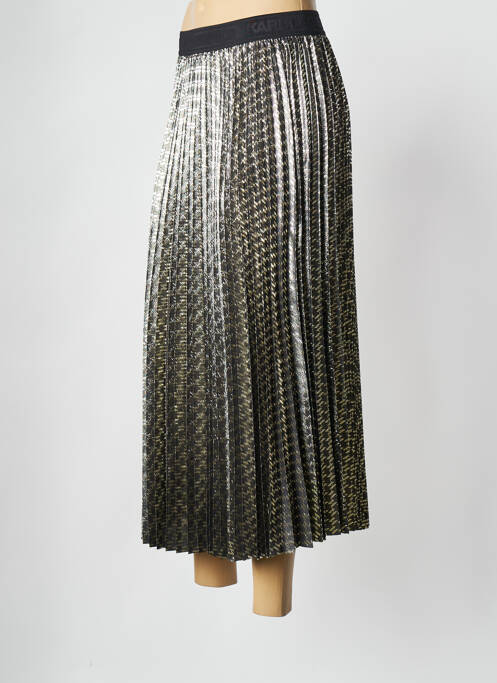 Fustă midi negru KARL LAGERFELD femeie