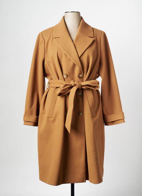 Palton lung maro EVOKED VILA femeie