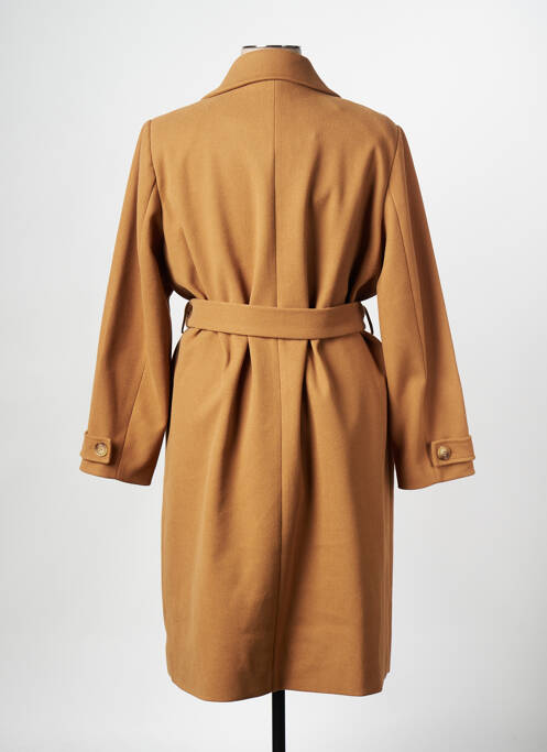 Palton lung maro EVOKED VILA femeie