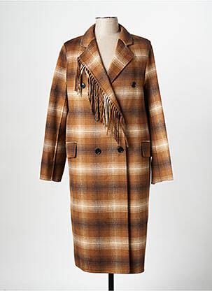 Palton lung maro TWINSET femeie