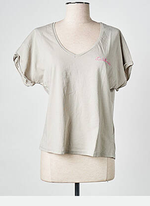 Tricou gri MAISON LABICHE femeie