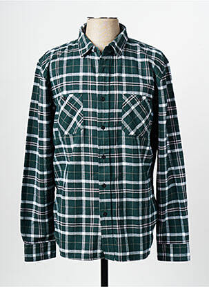 Cămașă cu mâneci lungi verde EDWIN bărbat