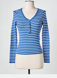Top albastru PIECES femeie