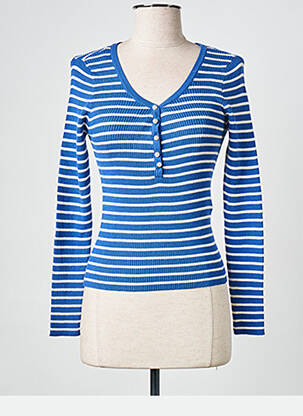 Top albastru PIECES femeie