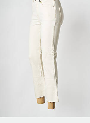 Blugi bootcut alb SCOTCH & SODA femeie