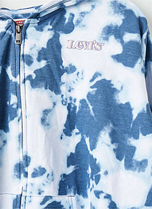 Vestă cu mâneci lungi albastru LEVI'S fată