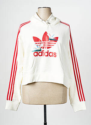 Hanorac alb ADIDAS femeie