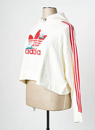 Hanorac alb ADIDAS femeie