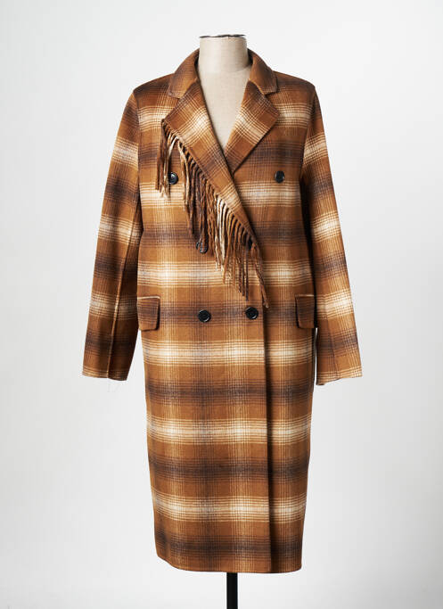 Palton lung maro TWINSET femeie