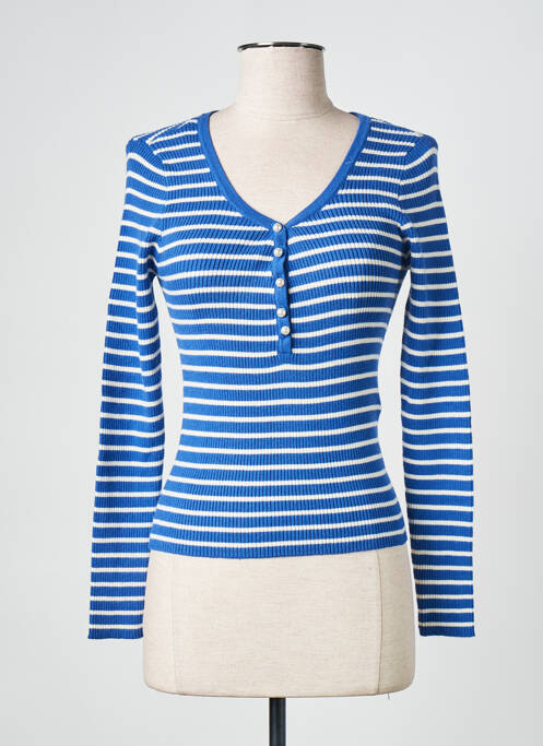 Top albastru PIECES femeie