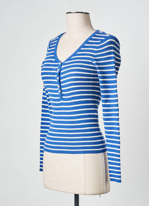 Top albastru PIECES femeie