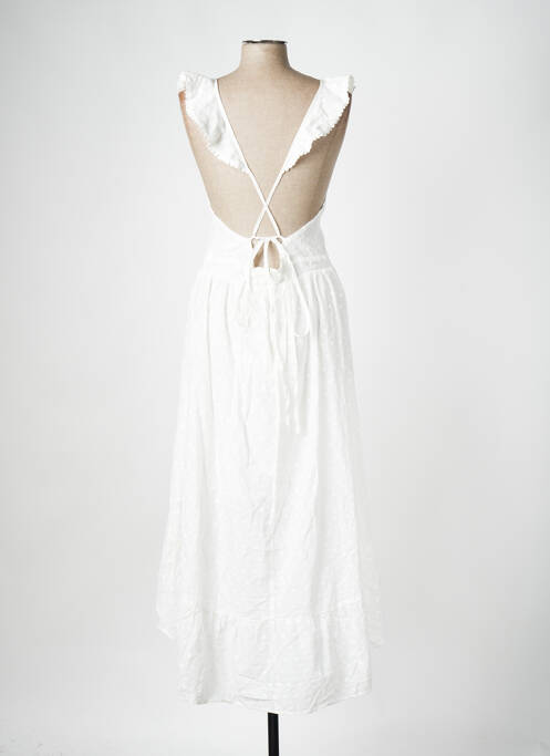 Rochie lungă alb MOLLY BRACKEN femeie