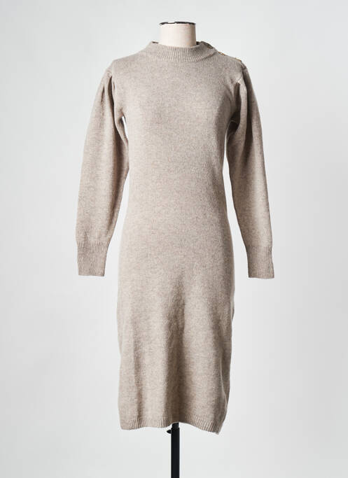 Rochie midi maro SESSUN femeie