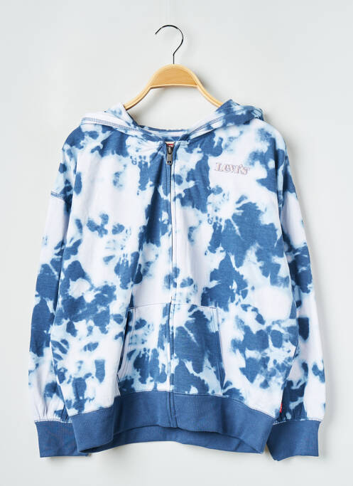 Vestă cu mâneci lungi albastru LEVIS fată