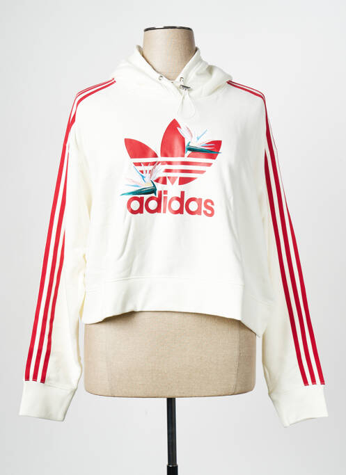 Hanorac alb ADIDAS femeie