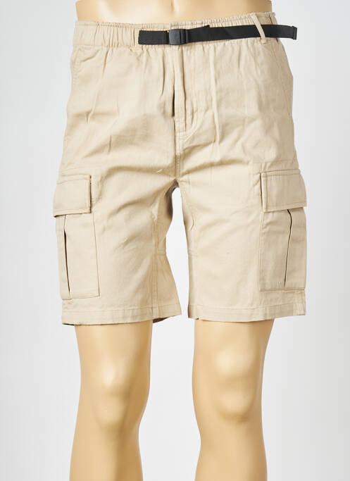 Bermudă bej KNOWLEDGE COTTON APPAREL bărbat