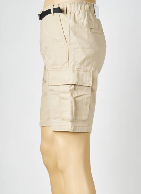 Bermudă bej KNOWLEDGE COTTON APPAREL bărbat