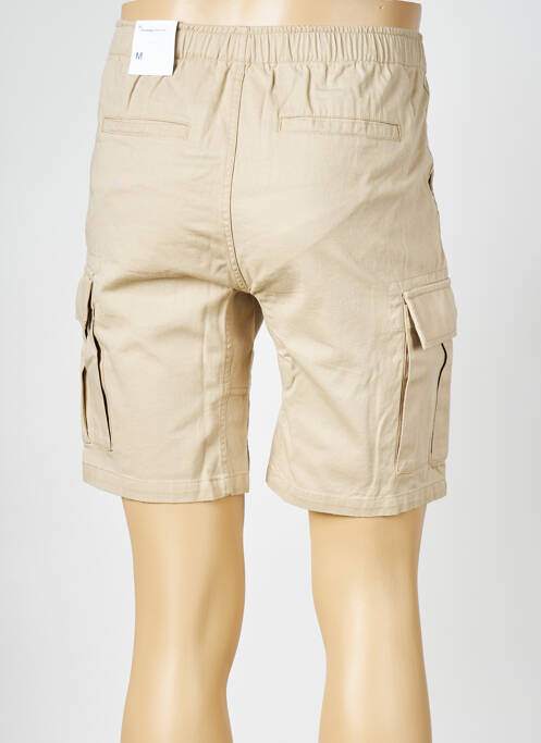 Bermudă bej KNOWLEDGE COTTON APPAREL bărbat