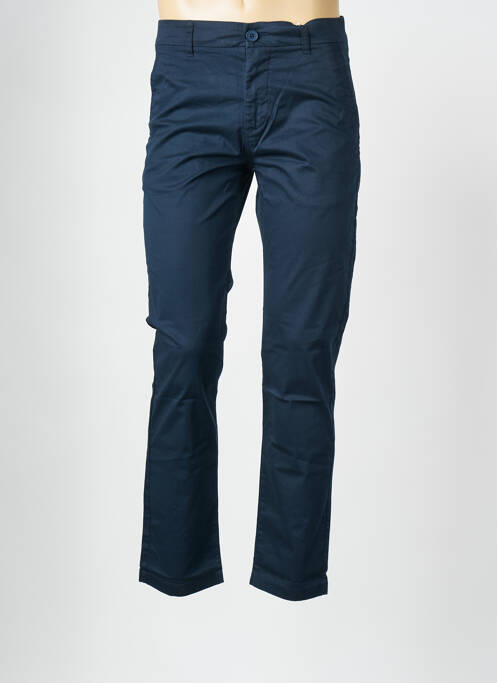 Pantalon drept albastru KNOWLEDGE COTTON APPAREL bărbat