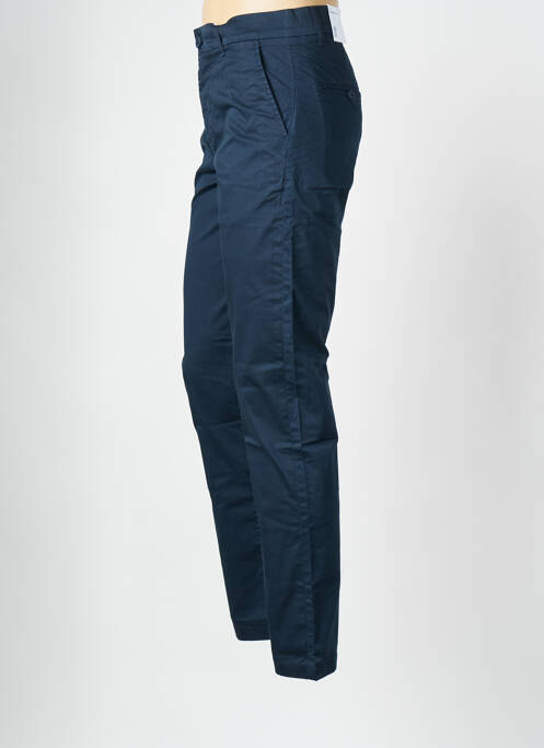 Pantalon drept albastru KNOWLEDGE COTTON APPAREL bărbat
