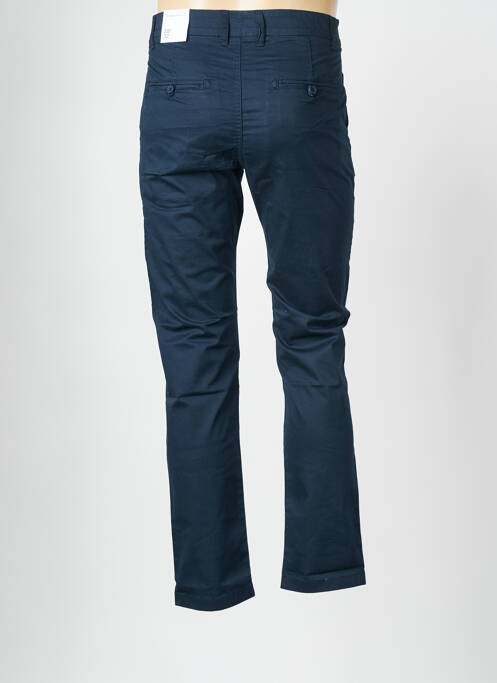 Pantalon drept albastru KNOWLEDGE COTTON APPAREL bărbat