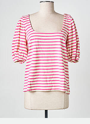 Tricou roz GRACE & MILA femeie
