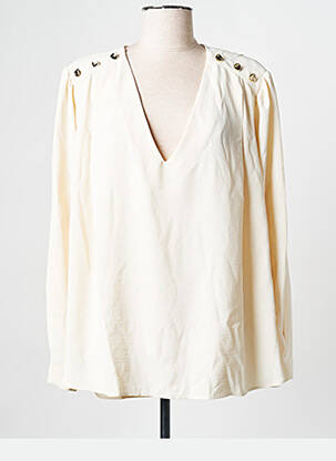 Pulover bej MAT FASHION femeie