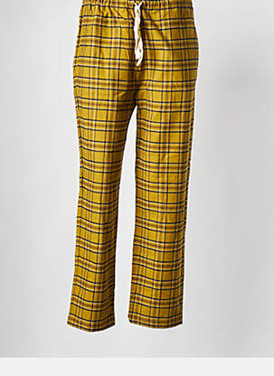 Pantalon drept galben THE NEW SOCIETY femeie