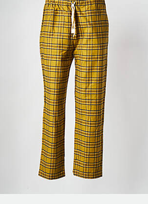 Pantalon drept galben THE NEW SOCIETY femeie