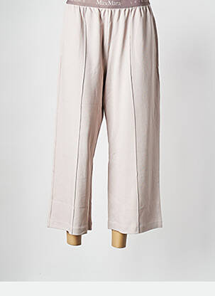 Pantalon larg roz MAX MARA femeie